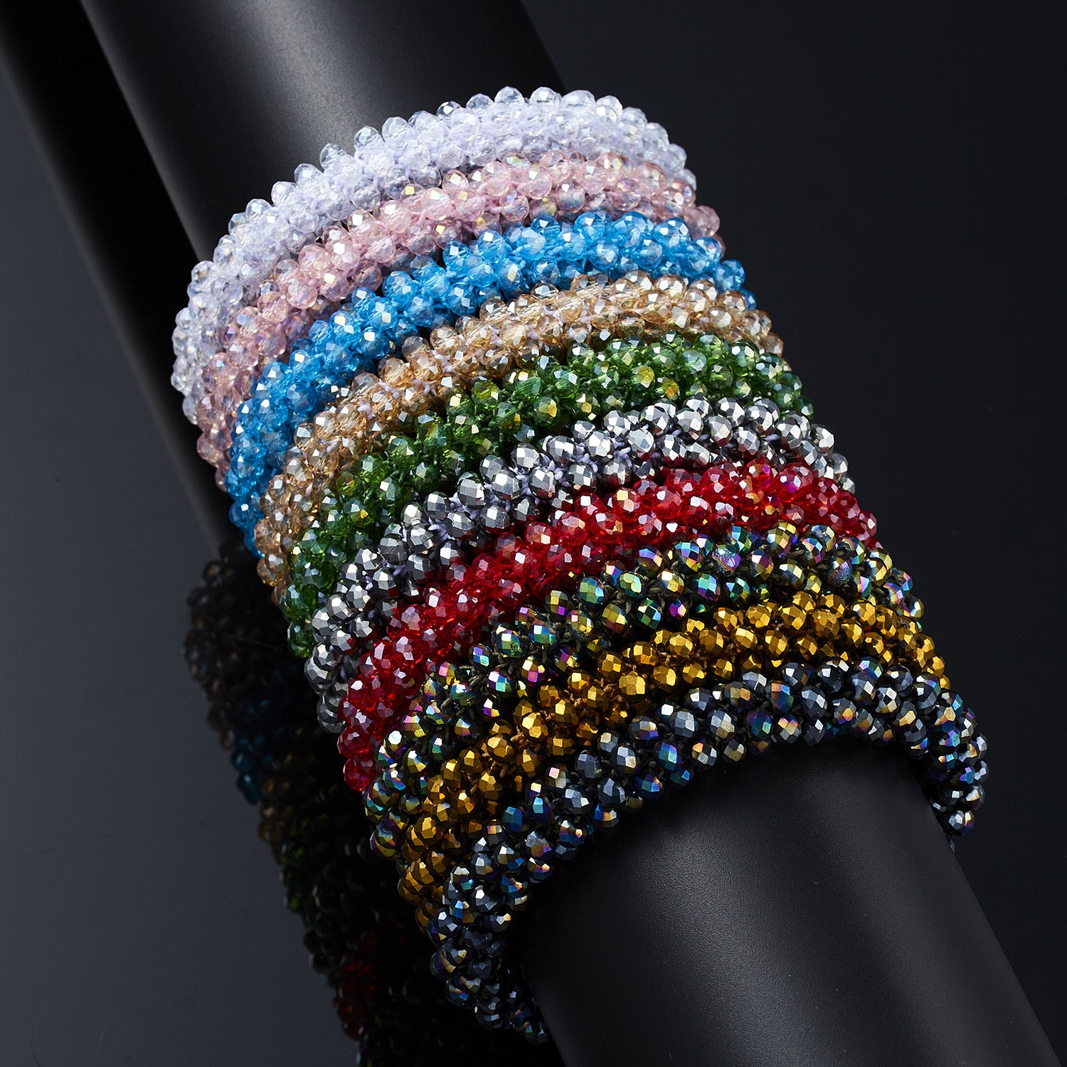 SANNES 12er-Adventskalender Strasshaar- und Armband