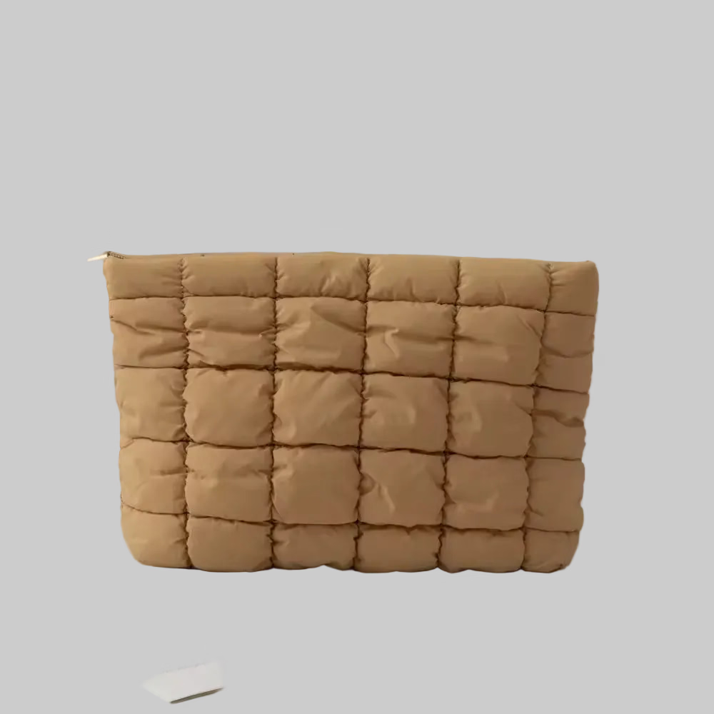 Metallic cosmetic bag