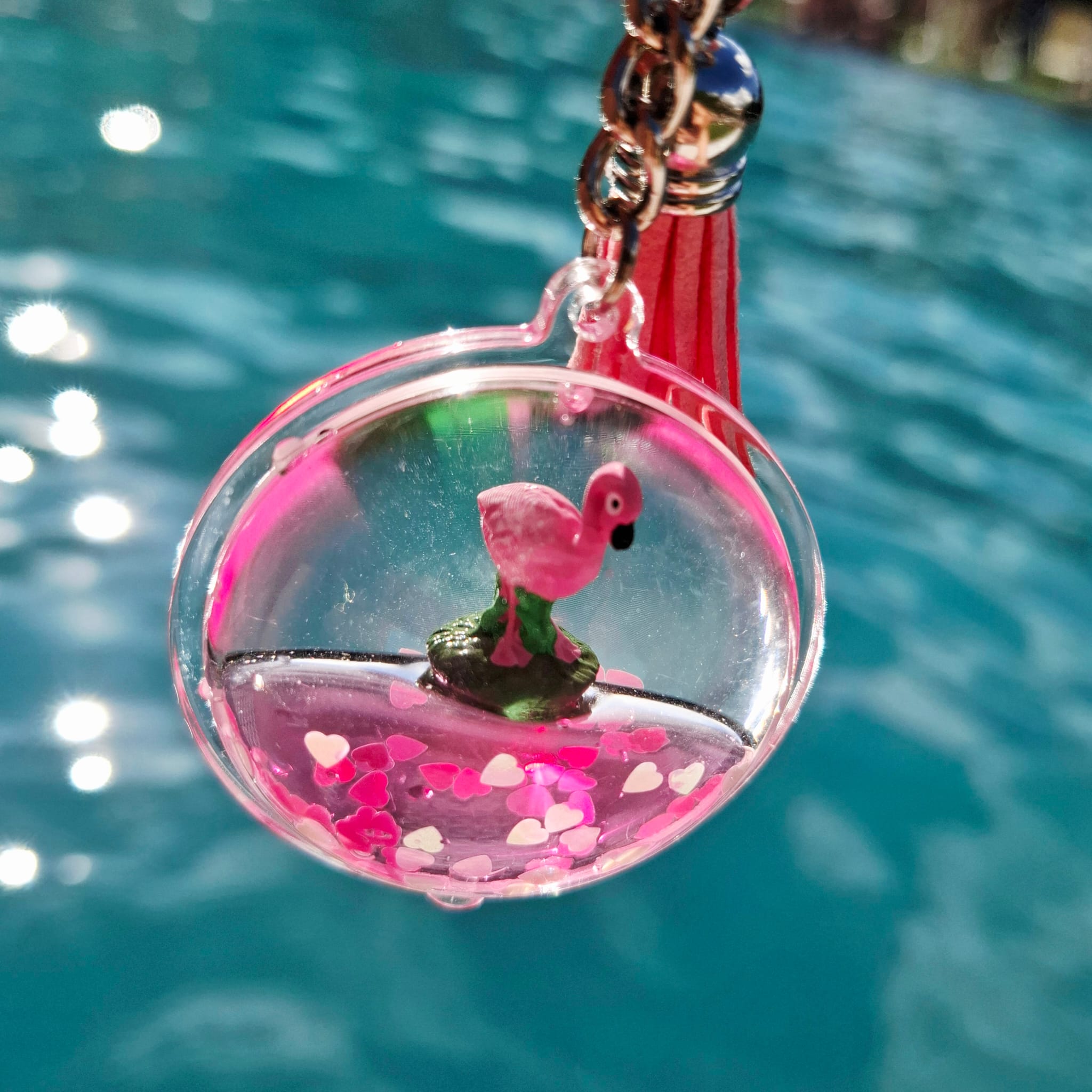 Flamingo Schlüsselanhänger von Sannes