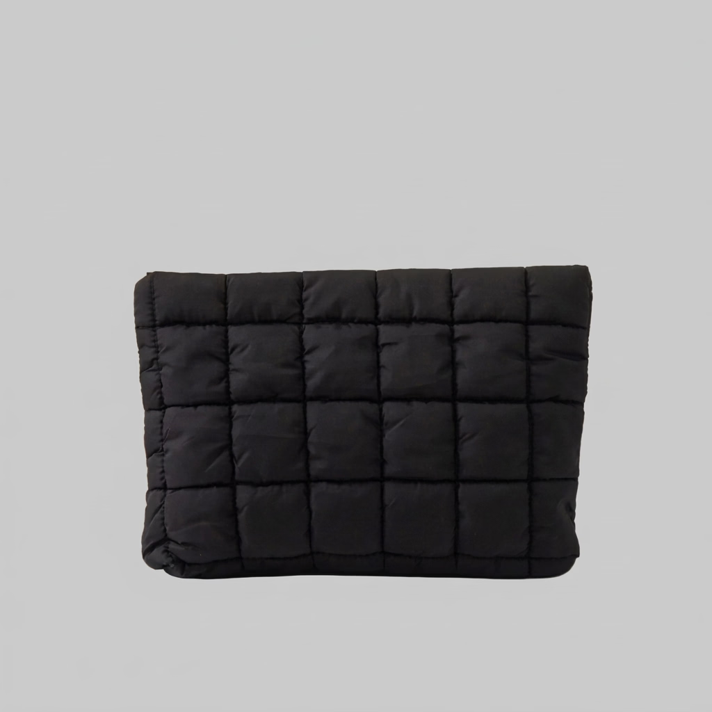 Metallic cosmetic bag