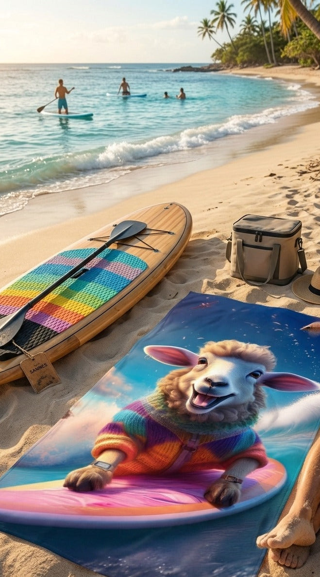 SANNES  Schaf Strandtuch