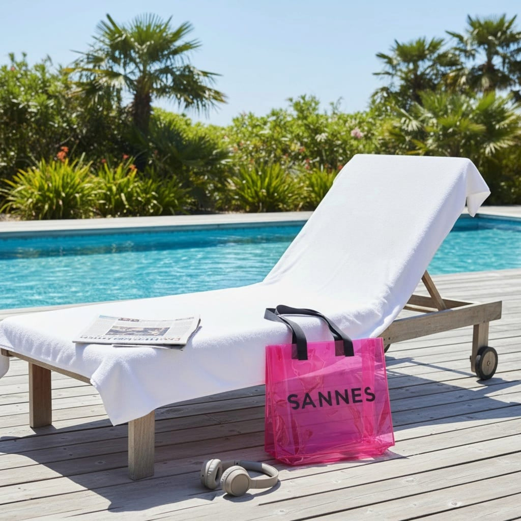 SANNES Strandtasche in Pink
