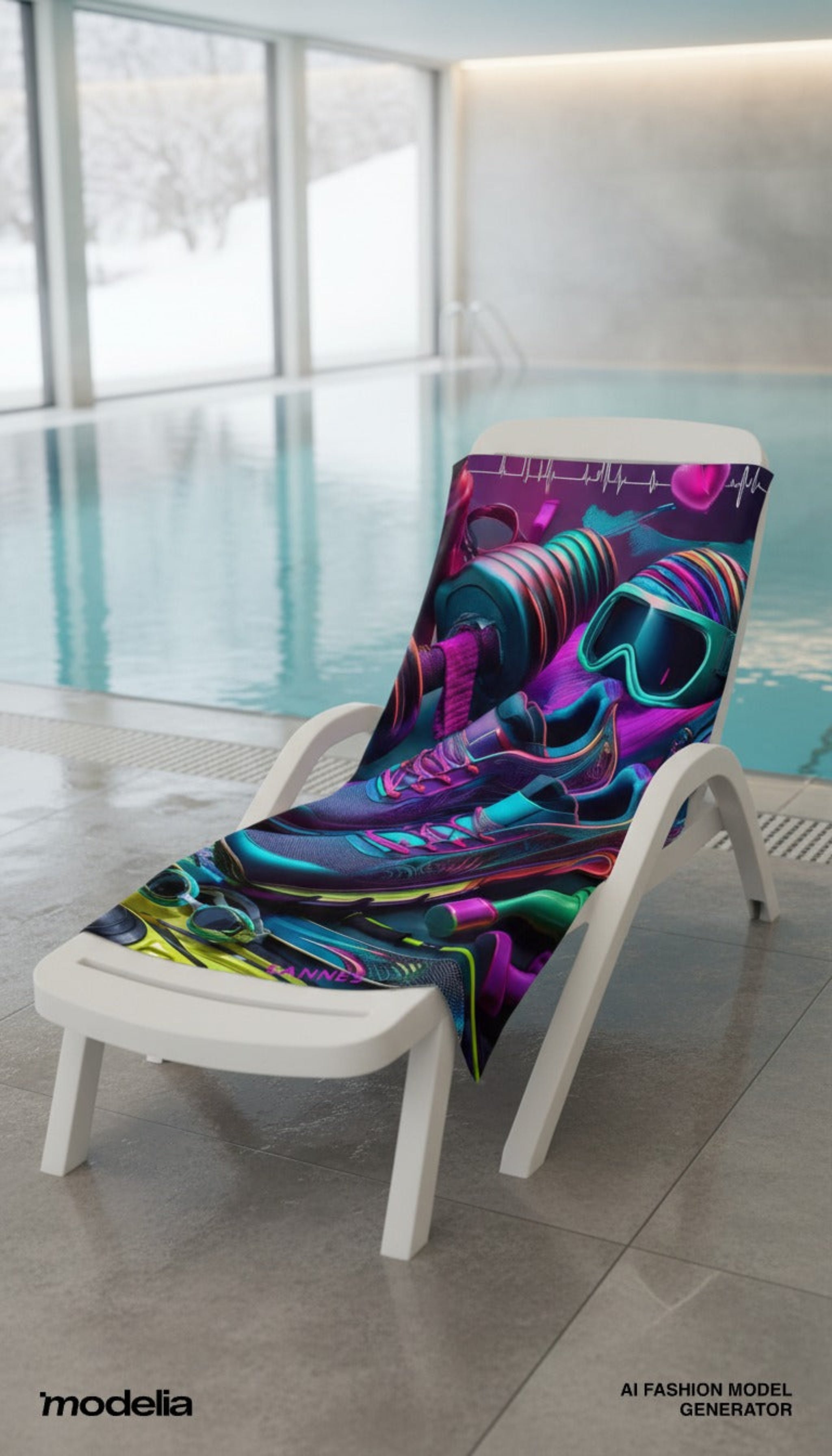 SANNES Sportslove Badetuch Telo mare