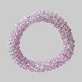 SANNES Strasshaarband Strassarmband Flieder