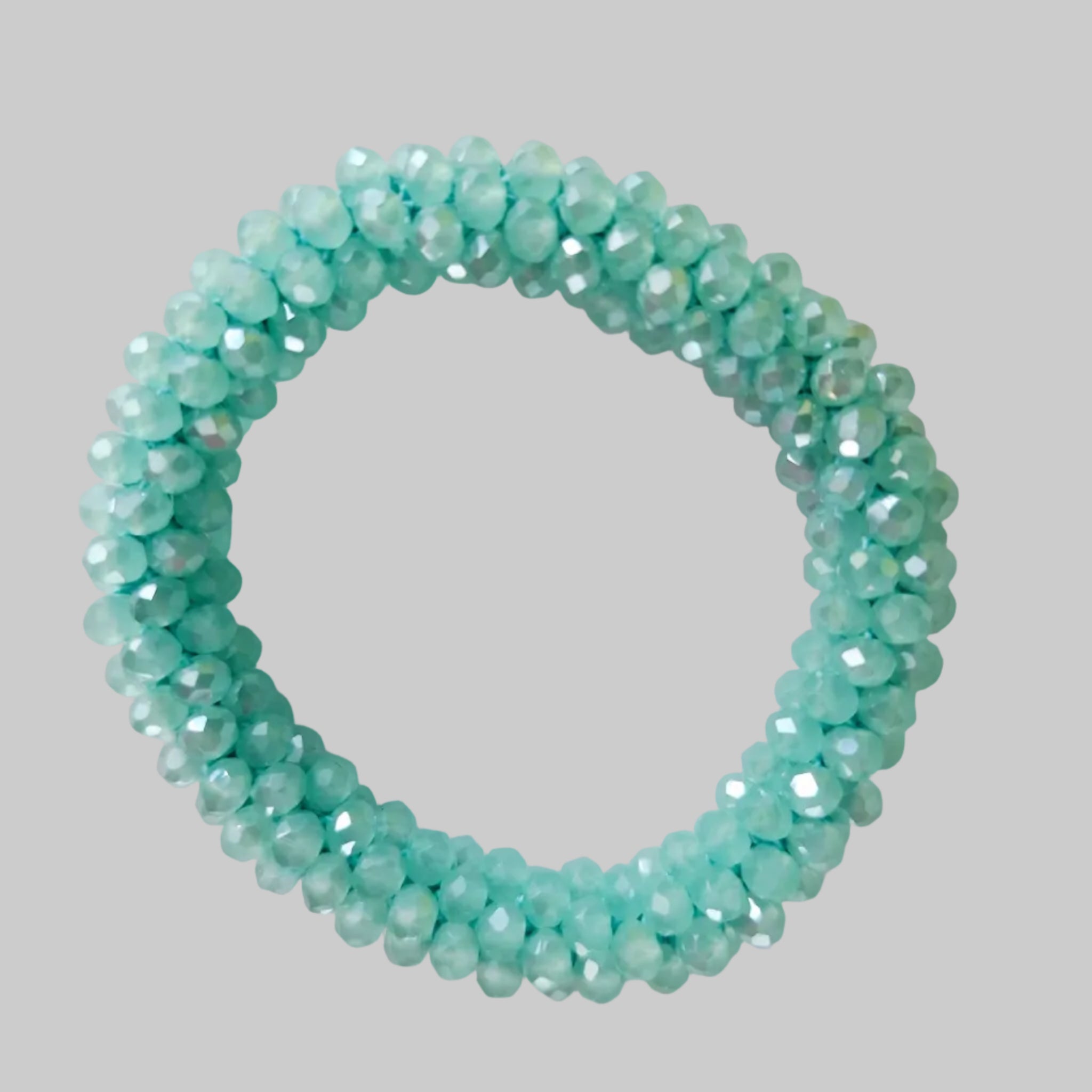 SANNES Strasshaarband Strassarmband Menta