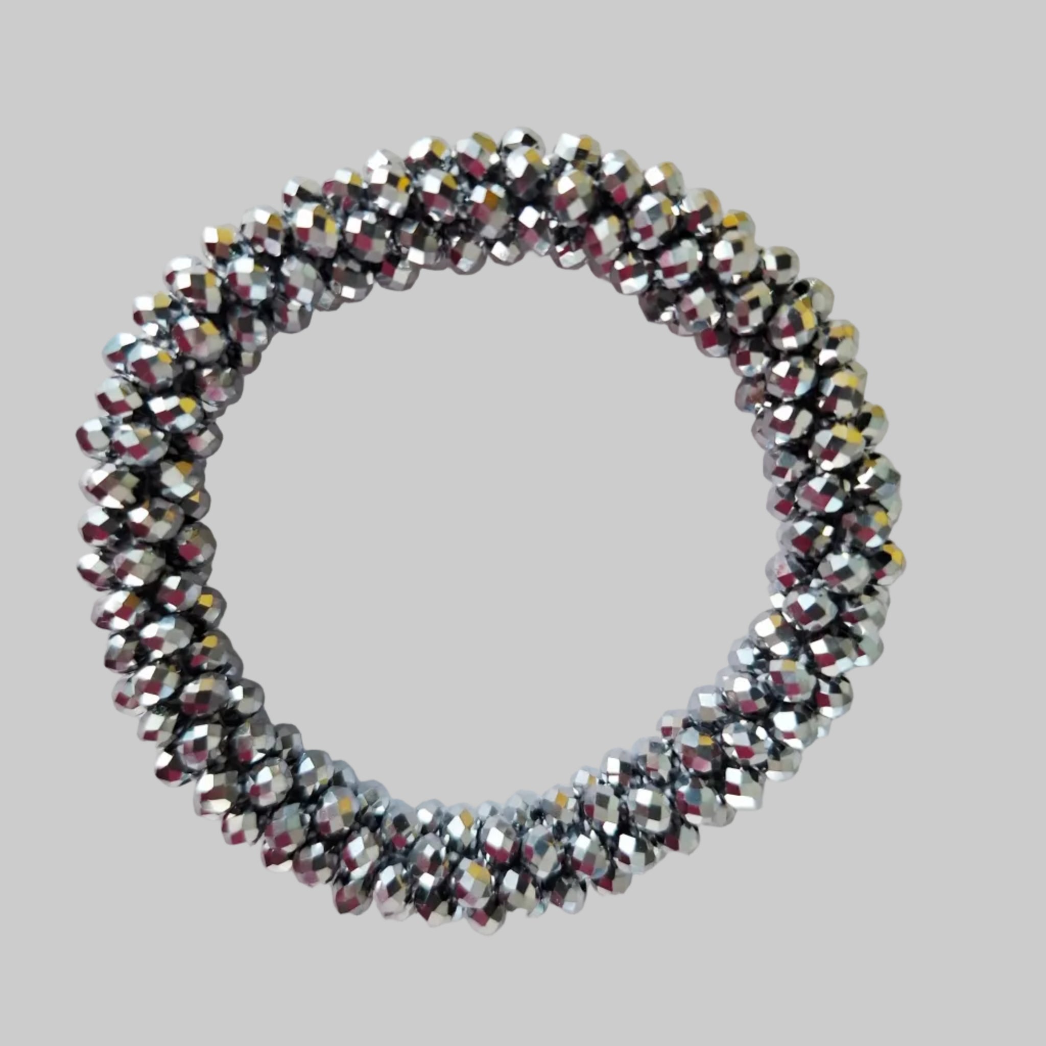SANNES Strasshaarband Silber Strassarmband