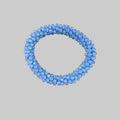 Strasshaarband - Strassarmband in Himmelblau