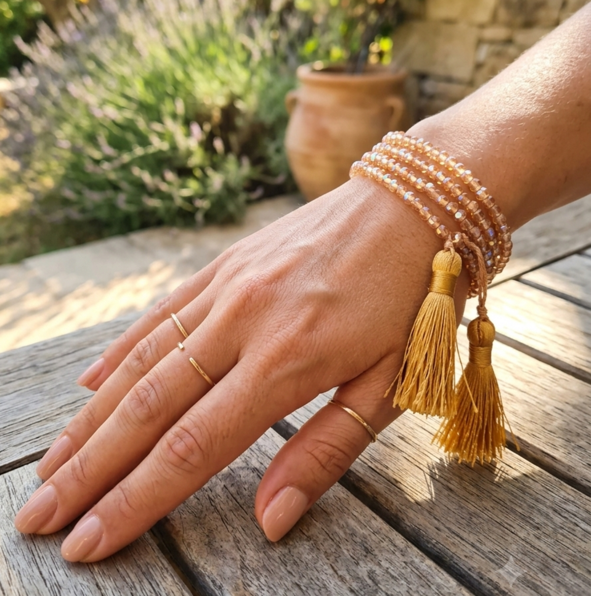 Sannes Armband Senfgelb