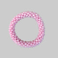 Strasshaarband - Strassarmband in Rosa