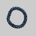 Strasshaarband - Strassarmband in Stahl