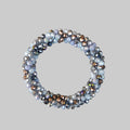 Fascia per capelli con strass - Braccialetto con strass color anguria