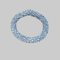Cerchietto con strass - Bracciale con strass grigio ghiaccio