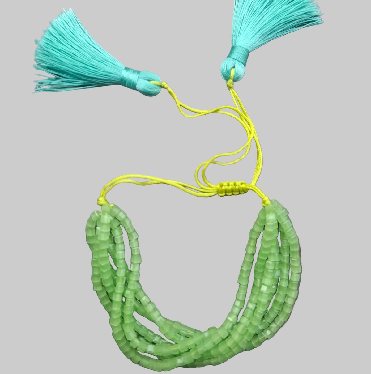 Armband in Grün Mix