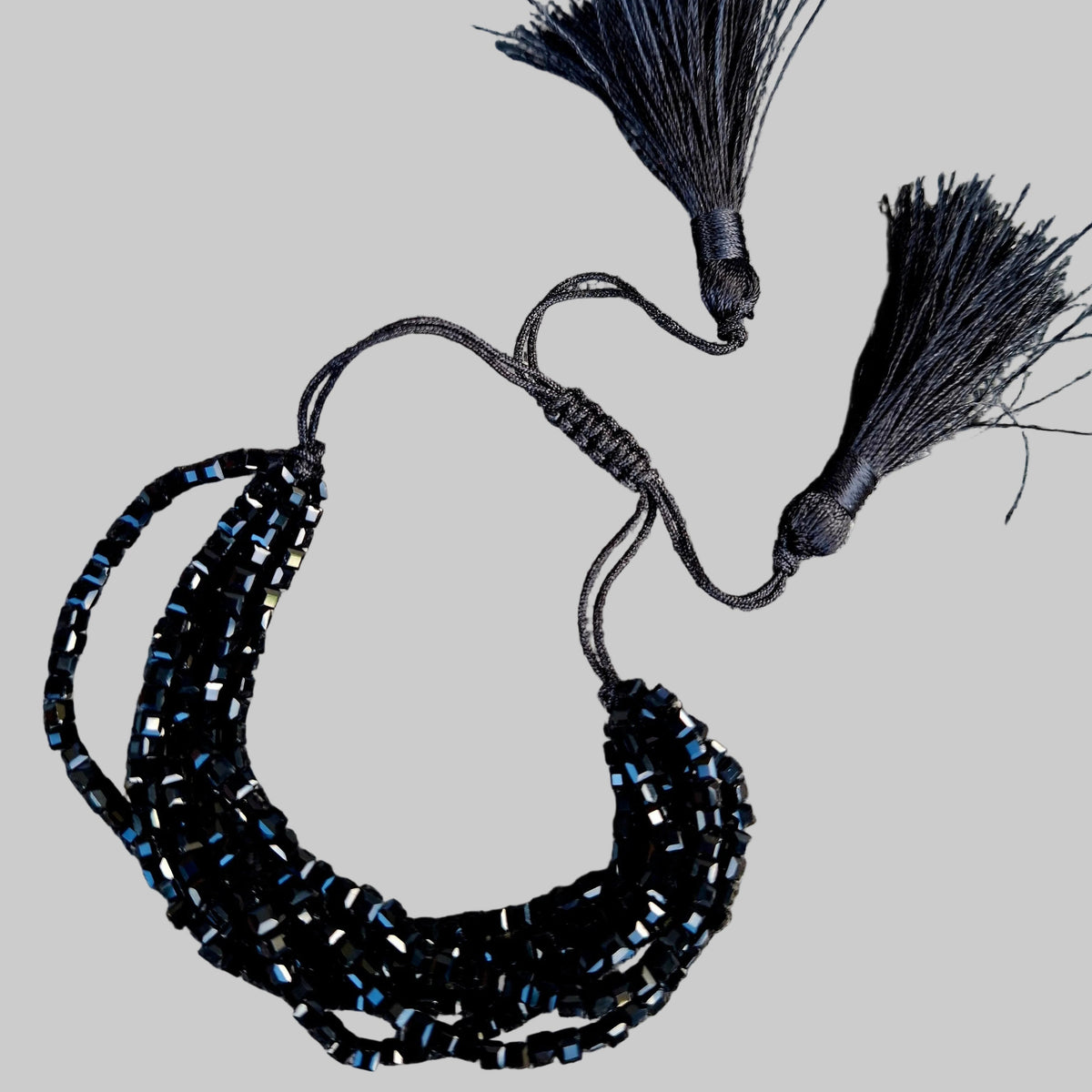 Sannes Armband schwarz