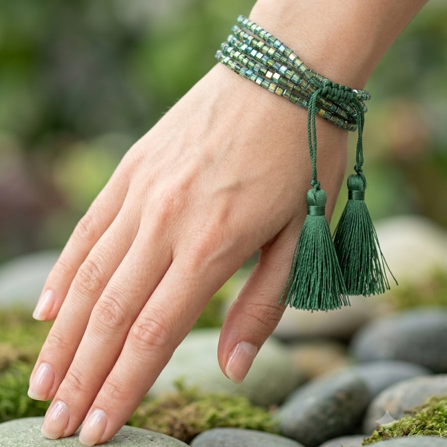 Armband in Grün