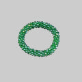 Strasshaarband - Strassarmband in Wiesengrün