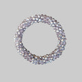 Strasshaarband - Strassarmband in Silber Rosé