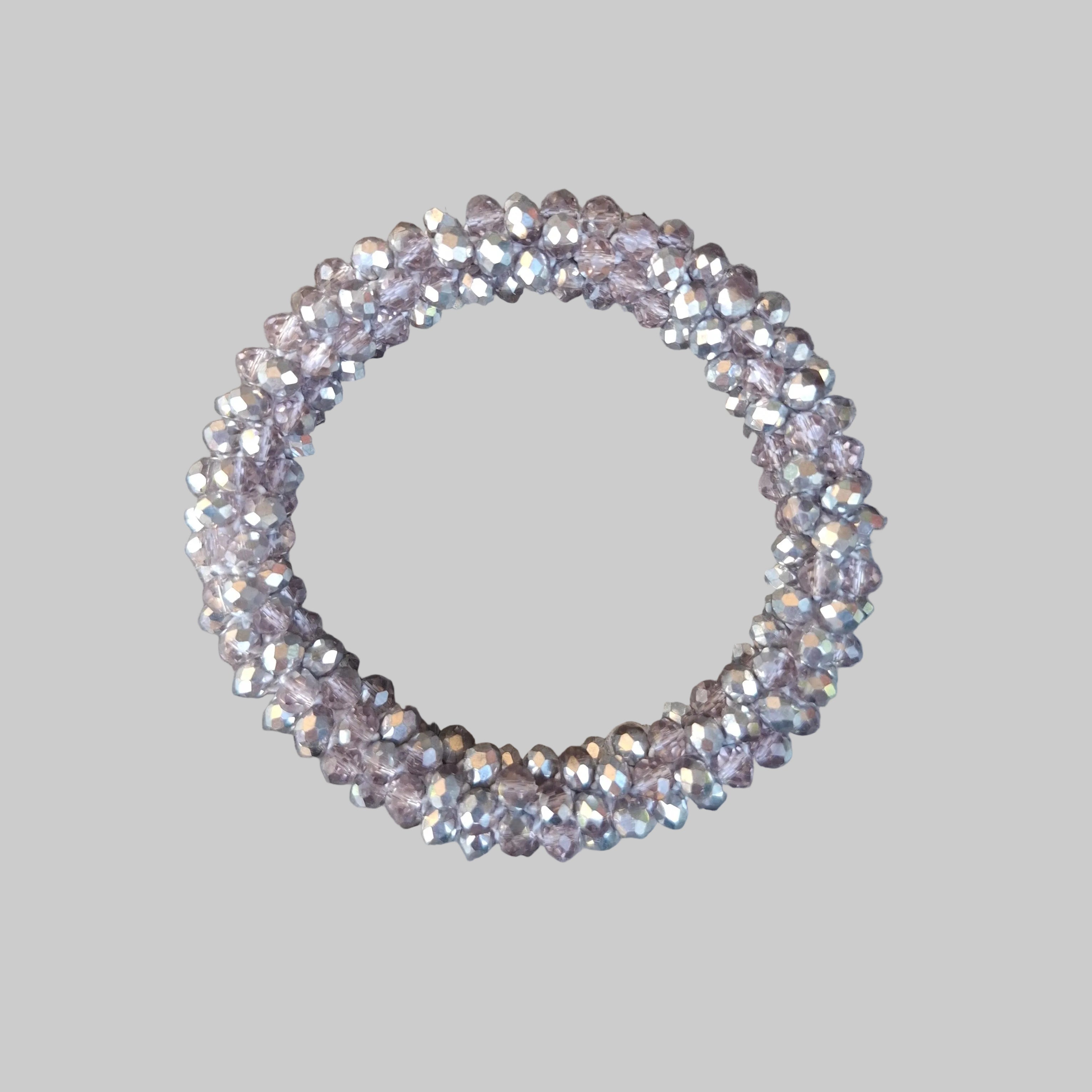 Strasshaarband - Strassarmband in Silber Rosé