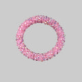Strasshaarband - Strassarmband in Baby Pink