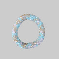 Fascia per capelli con strass - Braccialetto con strass color anguria